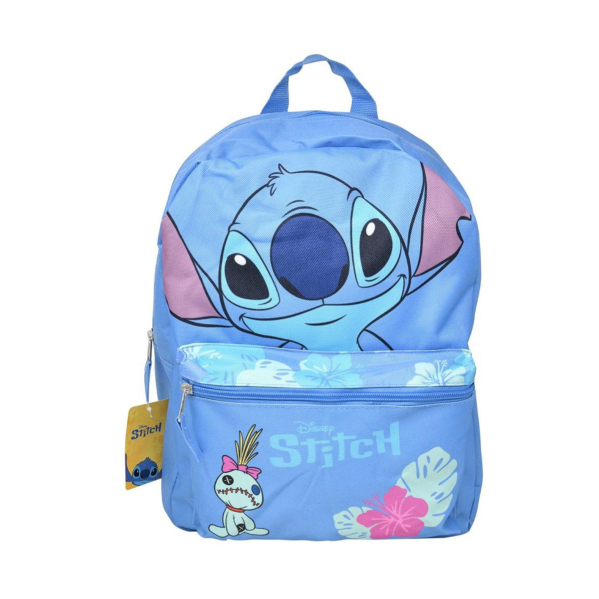 Blue Lilo and Stitch Nylon School Backpack 16" Bookbag for Girls & Boys