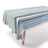 Sheila Wenzel-Ganny Lavender Mint Blue Stripes - Tablecloth Deny Designs - 2 of 3