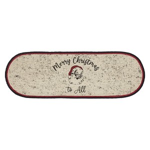 Jolly Ole Santa Jute Oval Runner 12x36 Vhc Brands - 1 of 3