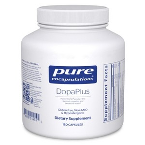 Pure Encapsulations DopaPlus - Supports Dopamine Production - for Brain Function* - Folate, Vitamin B6 & L-5-MTHF - Non-GMO & Vegan - 180 Capsules - 1 of 4