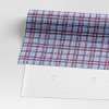 30” 25 sq ft Christmas Roll Wrap Red/Blue Plaid - Wondershop™ - 3 of 3