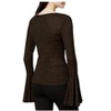 bar III Womens Textured Knit Blouse - 2 of 4