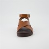 CUSHIONAIRE Emoji Platform Sandal for Women | Vegan Leather Crisscross Straps & Adjustable Ankle Buckle | Wide Width Available - 3 of 4