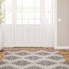 HomeStock Outdoor Washable Navarre Ivory & Brown 3' X 5', Machine Woven with Printed Designs, Coastal - 3 of 4