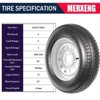 ST205/ Trailer Tires, 5 Lug on 4.5", 6PR Load Range C, 15in Fuel-saving Designed Trailer Tires 205 75 15 forHorse/Farm/Hauler Trailer(Pack of 2) - 3 of 4