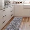 Washable Hallway Runner Rug, Ultra-Thin Non-Slip Low-Pile Vintage Indoor Carpet for Kitchen, Laundry, Bedside Accent - 3 of 4