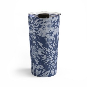 Emanuela Carratoni Blue Tie Dye 20 oz Stainless Steel Travel Mug - Deny Designs - 1 of 4