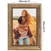 Americanflat Vintage Picture Frame with Beaded Accents with Shatter Resistant Glass and Easel Stand - 2 of 4