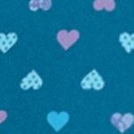 deep teal hearts