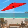 UV Resistant Ortega 9 Ft Auto Tilt Crank Umbrella - PAT8001 - Safavieh - 2 of 3