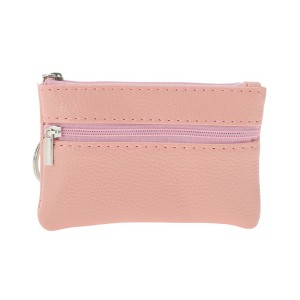 Unique Bargains Two Zipper Pocket With Pattern Coin Purse Wallet 1 Pc - 1 of 4