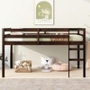 NicBex Twin Size Loft Bed Wooden Bed Frame with Ladder and Full Length Guardrail, No Box Spring Required, Space saving - 2 of 4