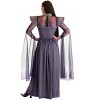 HalloweenCostumes.com Adult Violet Sorceress Costume | Women's Captivating Iridescent Purple Witch Dress with Gold Trim and Sheer Sleeve - 3 of 4