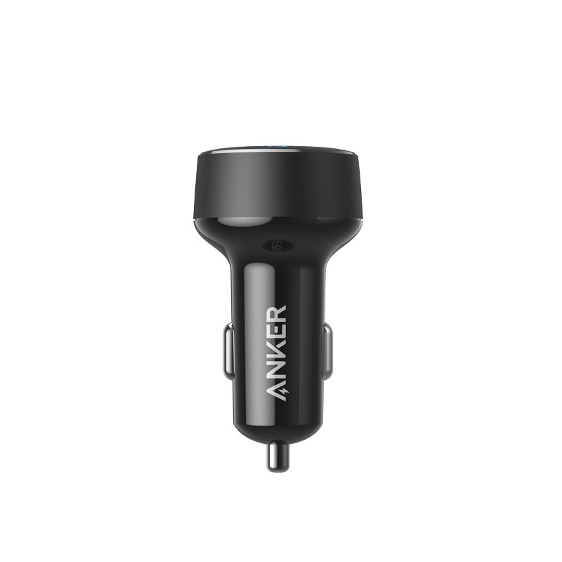 Anker PowerDrive C2 USB-C Car Charger with USB-C to USB-A 3ft Nylon Cable - Black/Gray, 5 of 7