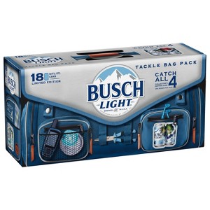Busch Light American Lager Beer - 18pk/12 fl oz Cans - 1 of 4