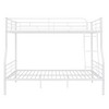 PAGED Twin Over Twin Metal Loft and Bunk Bed, for Bedroom and Dormitory, Silver - 4 of 4