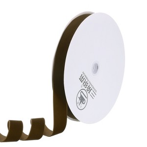 Unique Bargains Polyester Handmade Single Face Spool Ribbon for Gift Wrapping Flower - 1 of 4