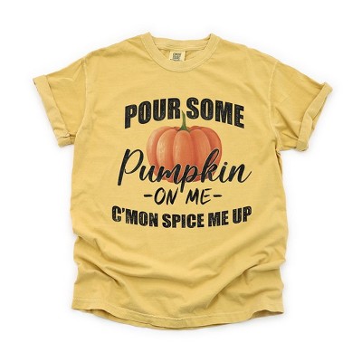 Simply Sage Market Women's  Pour Some Pumpkin Garment Dyed Tee