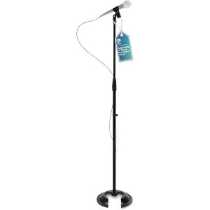 ProMaster ProSound Universal Mic Mount :Heavy Compact Base ,Adjustable Height 33.46"-61",Steel Tube, Powder - 1 of 1