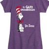 Girls' - Dr. Seuss - Cat in the Hat Spanish Fitted Short Sleeve Graphic T-Shirt - 2 of 4