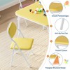 3 Piece Boys Girls Folding Table and Chairs Set, Activity Table and Chairs Set - 4 of 4
