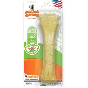 Nylabone Flexi Chew Dog Bone - Chicken Flavor (X-L/Souper) - 1 of 3