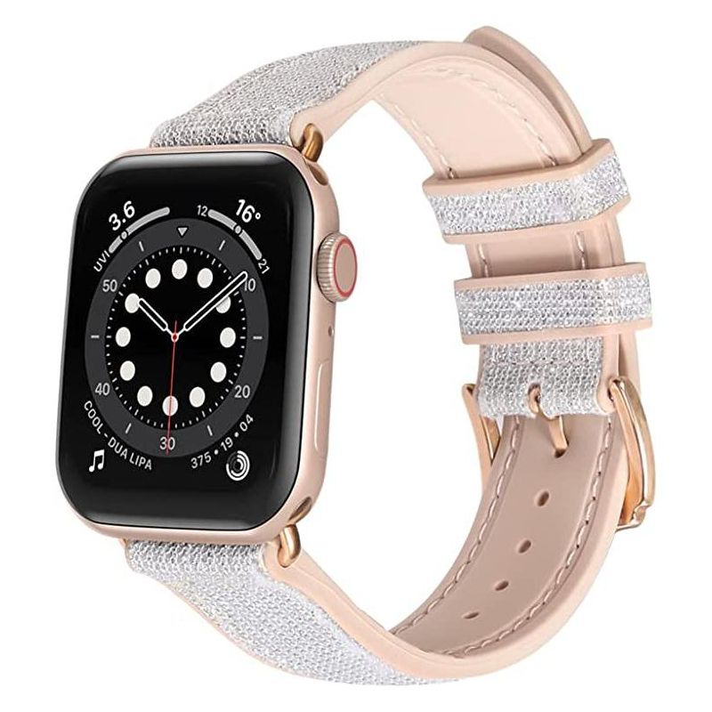 Worryfree Gadgets Silicone Shiny Color Changing Bands for Apple Watch 38/40/41mm, 42/44/45mm iWatch Series 8 7 6 5 4 3 2 1 & SE, 1 of 3