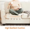 83 Inch Modern 3 Seater Sofa, Deep Seat Couch with Washable Detatchable Covers, Comfy Chenille Couch, Oversized Cloud Sofa - 4 of 4