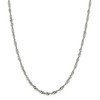 Black Bow Jewelry 3.5mm, Sterling Silver Singapore Chain Necklace - 3 of 4