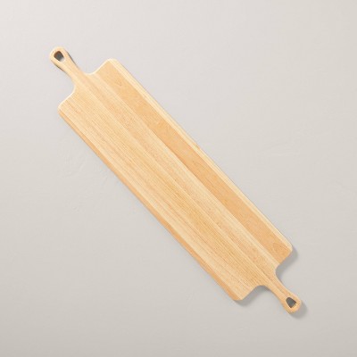 40"x9" Wooden Paddle Serving Board with Handles - Hearth & Hand™ with Magnolia