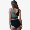 Calypsa Women's Emery 2-Piece Wrap Style Swim Set With Reversible Top and High-Waisted Bottom - 2 of 4