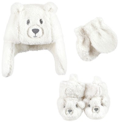 bear hat with mittens