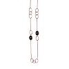 Guili Sterling Silver Black Oval Cubic Zirconia Necklace - 2 of 2