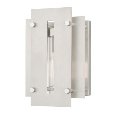 Livex Lighting Utrecht 1 - Light Wall Light in  Brushed Nickel