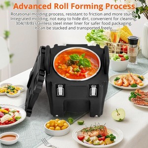 Acekool 22QT Insulated Food Carrier - Stainless Steel Hot Box with Stackable Base - 1 of 4