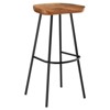 Modway Concord Backless Wood Bar Stools - Set of 2 - 2 of 4