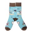 Time Bunny Rabbit Socks (Men's Sizes Adult Large) from the Sock Panda - 3 of 4