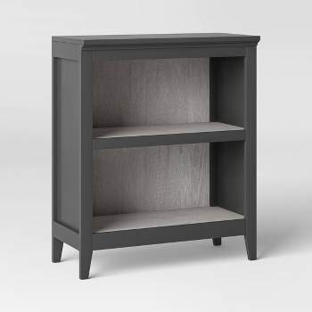 36" Carson 2 Shelf Bookcase Gray - Threshold™