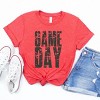 Game Day Block Distressed - Women's Short Sleeve Graphic T-Shirt - 3 of 4