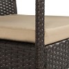 Mattia 4 Piece Lounge Set - Indoor/Outdoor - PAT9001 - Brown/Beige - Safavieh - 4 of 4