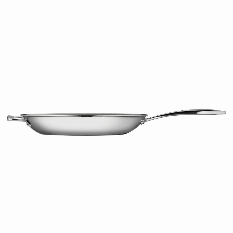 Tramontina Gourmet Tri-Ply Clad 12" Fry Pan with Helper Handle Silver, 2 of 4
