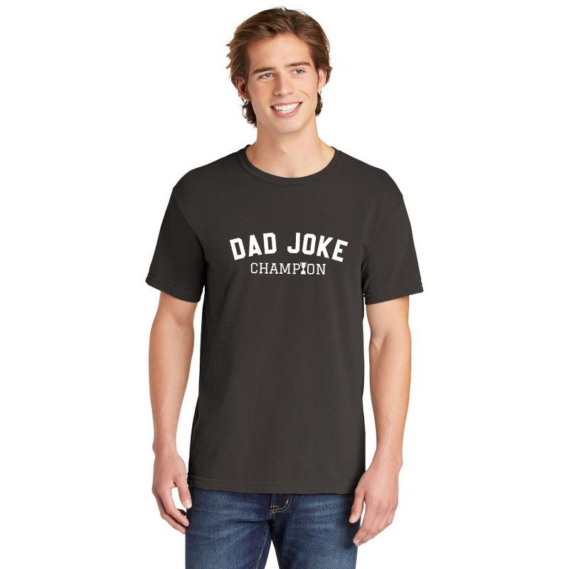 Simply Sage Market Men's Dad Joke Champion Short Sleeve Garment Dyed Tee, 2 of 3