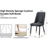 Racxily Modern Dining Chair - Soft PU Leather & Sturdy Metal Legs Dining Chair - Comfortable Design for Kitchen/Bedroom/Office - 2 of 4