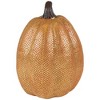 Northlight Touch of Gold Textured Fall Harvest Pumpkin Decoration - 9.75" - 3 of 4