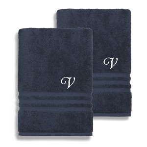 Linum Home Textiles 100% Turkish Cotton 2PC Denzi Bath Towel Set - 1 of 1