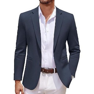 COOFANDY Men's Casual Knit Blazer Two Button Lightweight Sport Coats Suit Jacket - 1 of 4