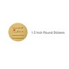 Wrapables 1.5 inch Homemade With Love Stickers Roll, Sealing Stickers and Labels for Boxes, Envelopes, Bags, Small Businesses, Parties (500pcs) - 2 of 4