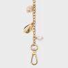 Mixed Shell and Simulated Pearl Beaded 29.5 Inch Shoulder Purse Strap - A New Day™ Gold - 2 of 4