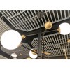 Lark Auggie 3 - Light Chandelier in  Black - 3 of 4
