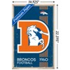 Trends International NFL Denver Broncos - Retro Logo 14 Unframed Wall Poster Prints - 3 of 4